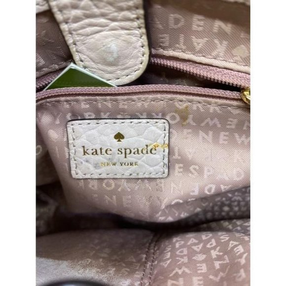 kate spade medium handbag w strap white leather cr - Picture 12 of 12